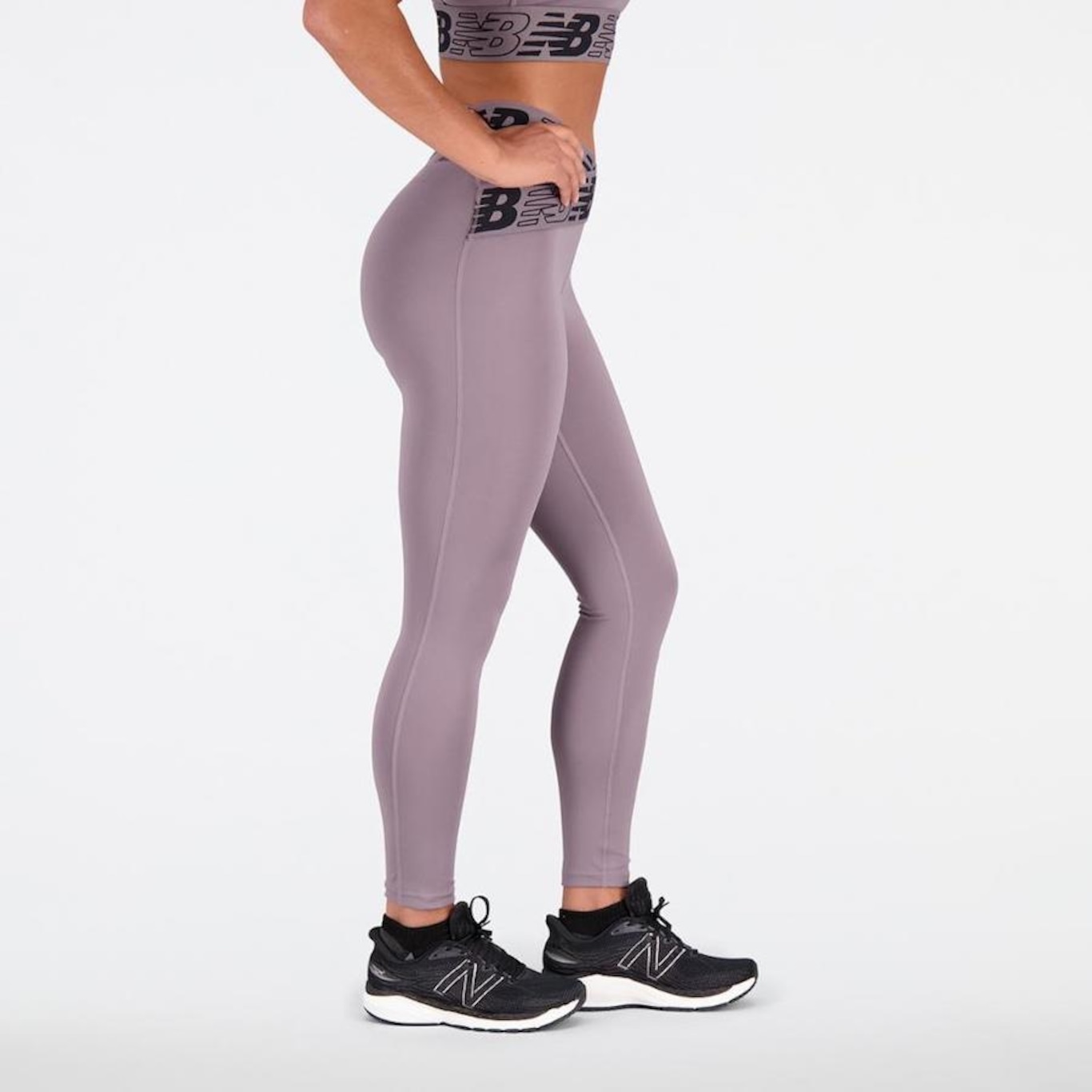 Calça Legging Nike Yoga 7/8 Feminina - Lilás