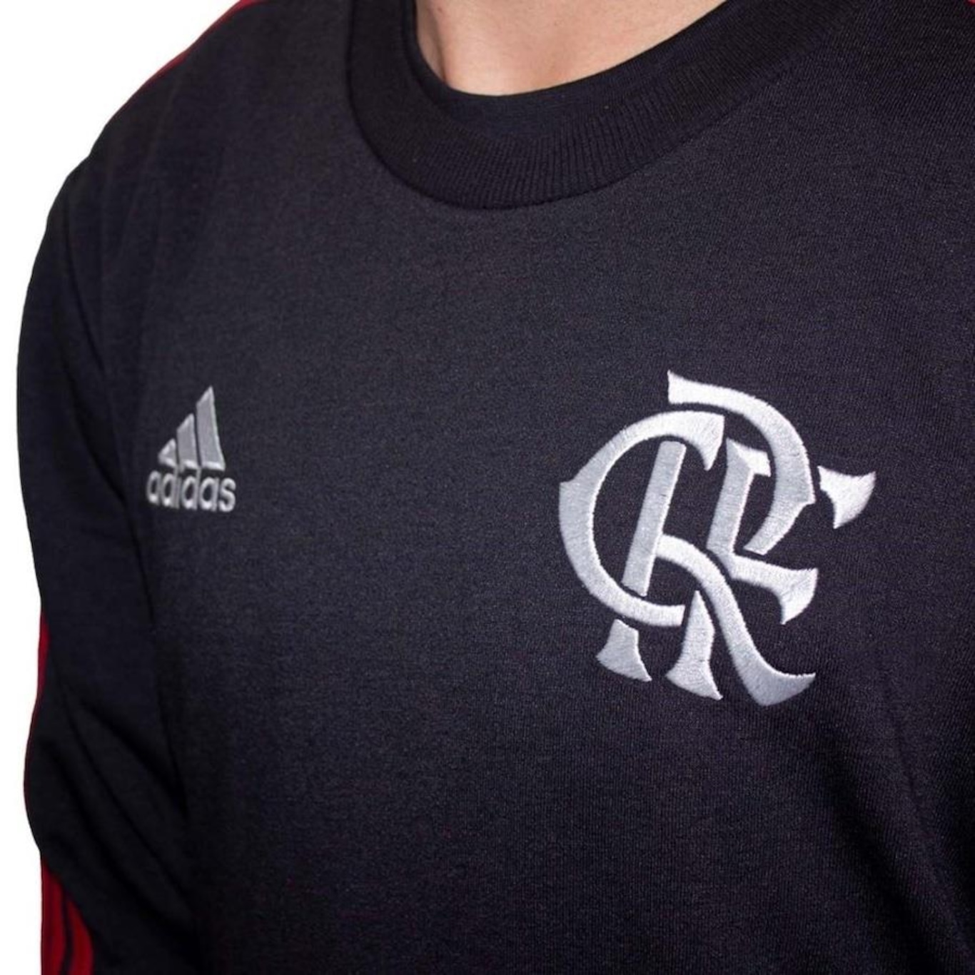 Blusão de Moletom do Flamengo adidas DNA - Masculino - Foto 2