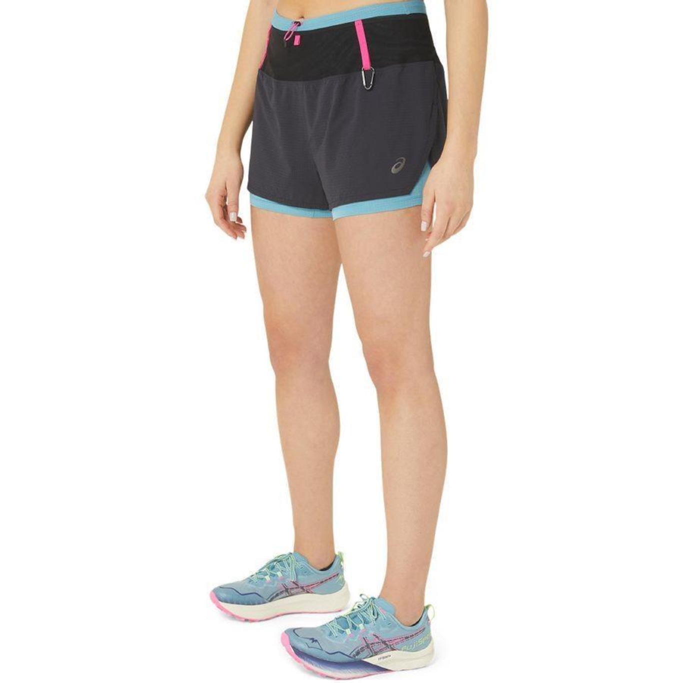 Shorts Asics Fujitrail - Feminino - Foto 1