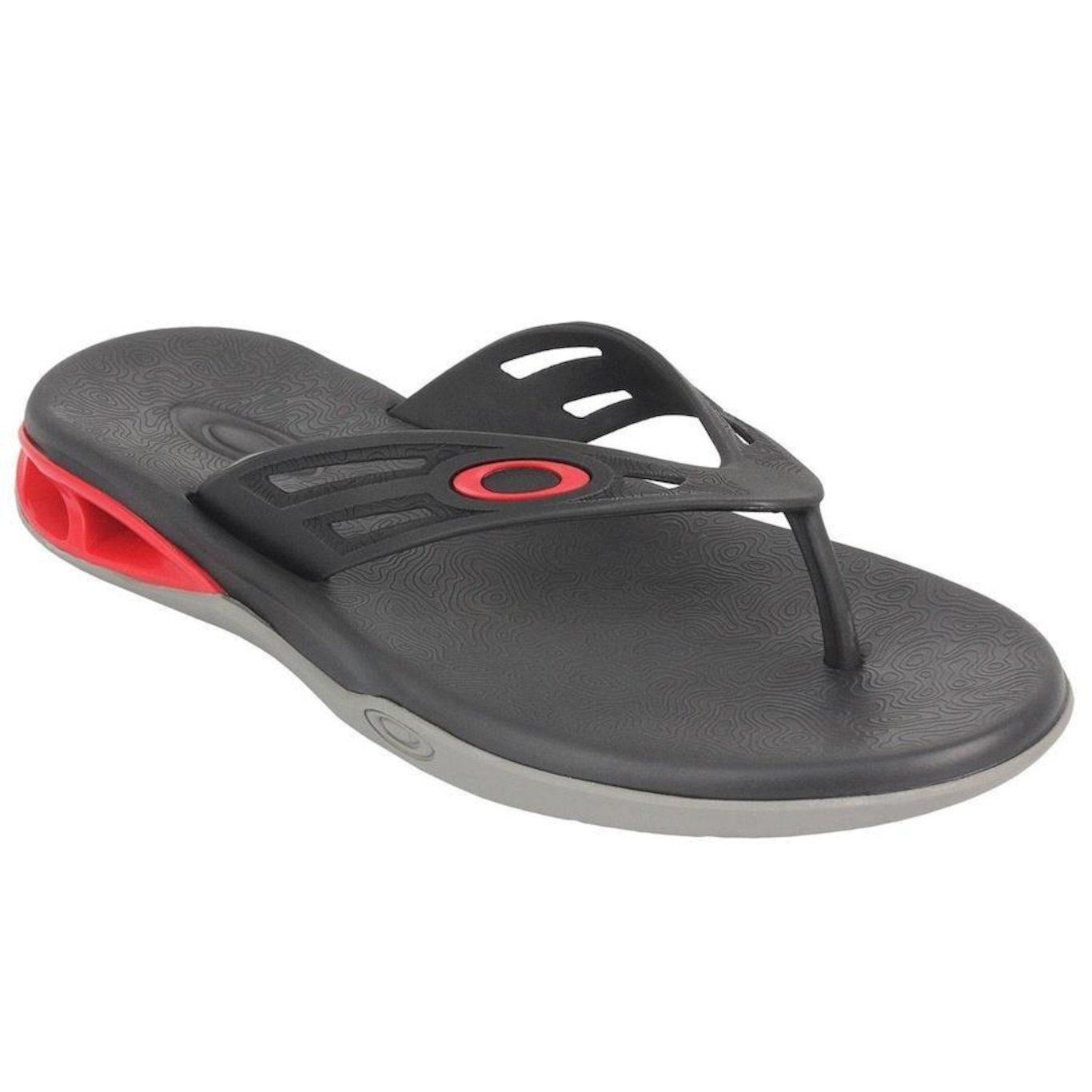 Chinelo Oakley Killer Point Ii Blackout - Masculino - Foto 1