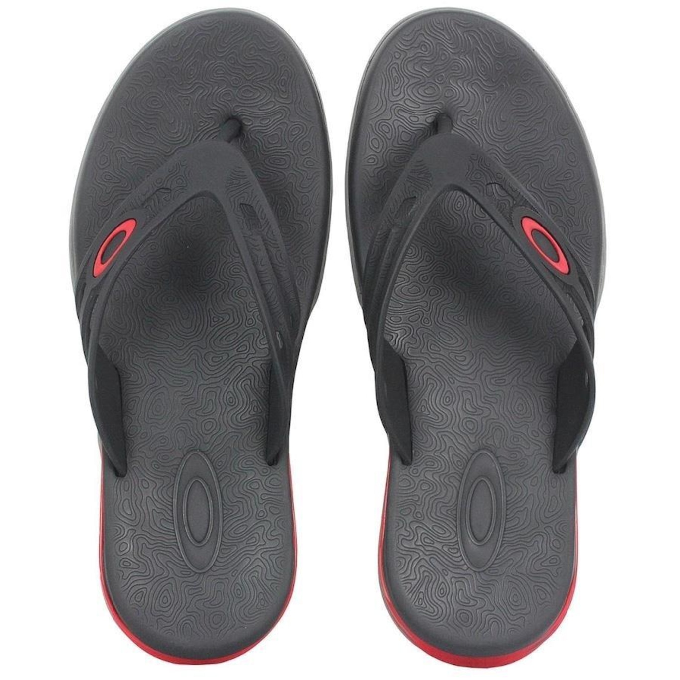 Chinelo Oakley Killer Point Ii Blackout - Masculino - Foto 3