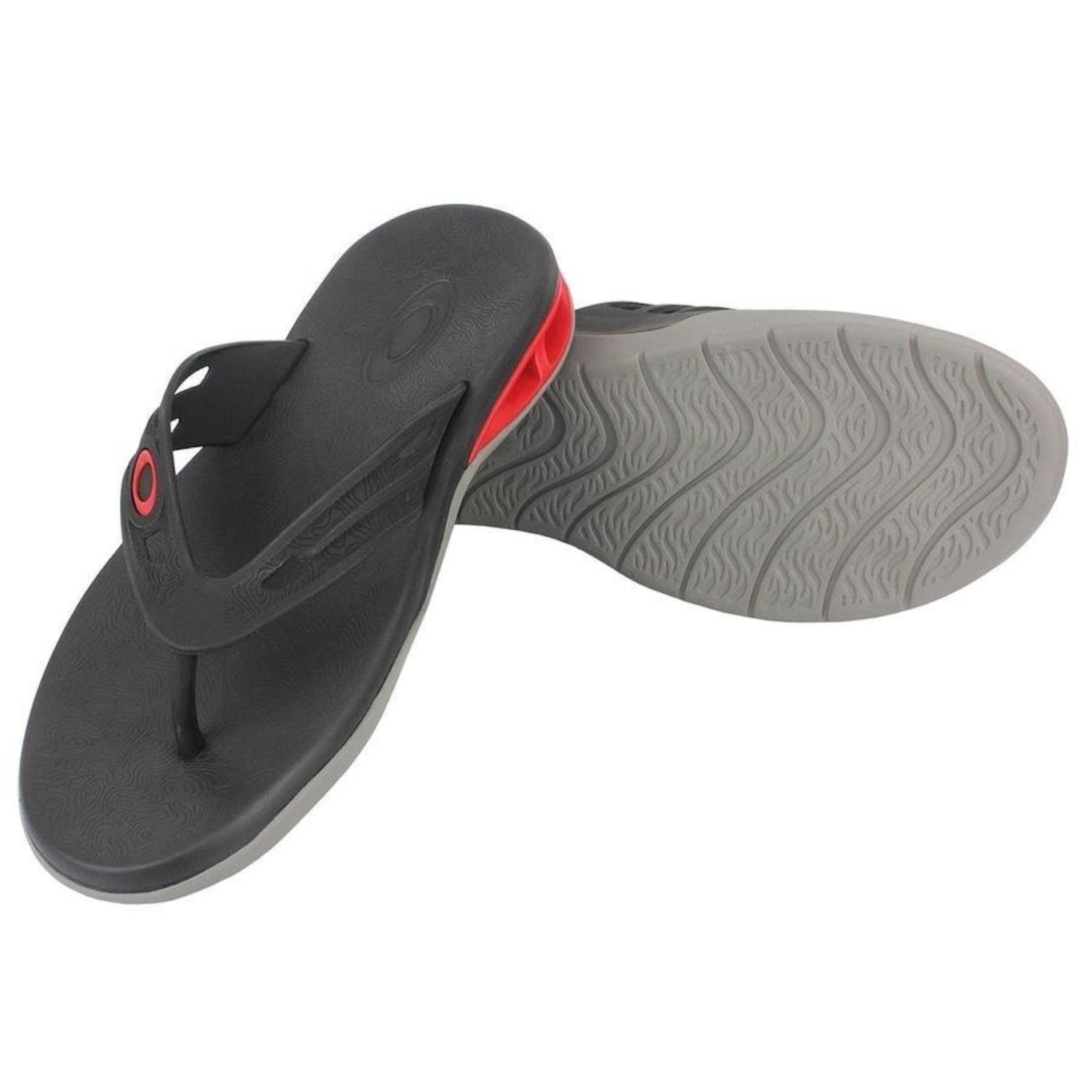 Chinelo Oakley Killer Point Ii Blackout - Masculino - Foto 4