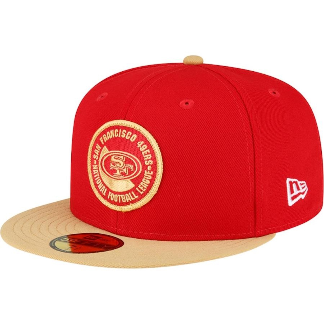 Boné Aba Reta New Era 59Fifty Fitted San Francisco 49Ers Sideline 2023 Team Patch - Fechado - Masculino - Foto 5