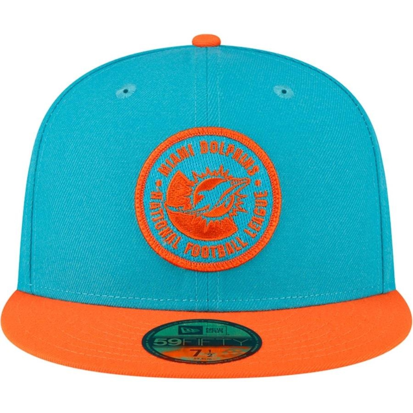 Boné Aba Reta New Era 59Fifty Fitted Miami Dolphins Sideline 2023 Team Patch - Fechado - Masculino - Foto 3