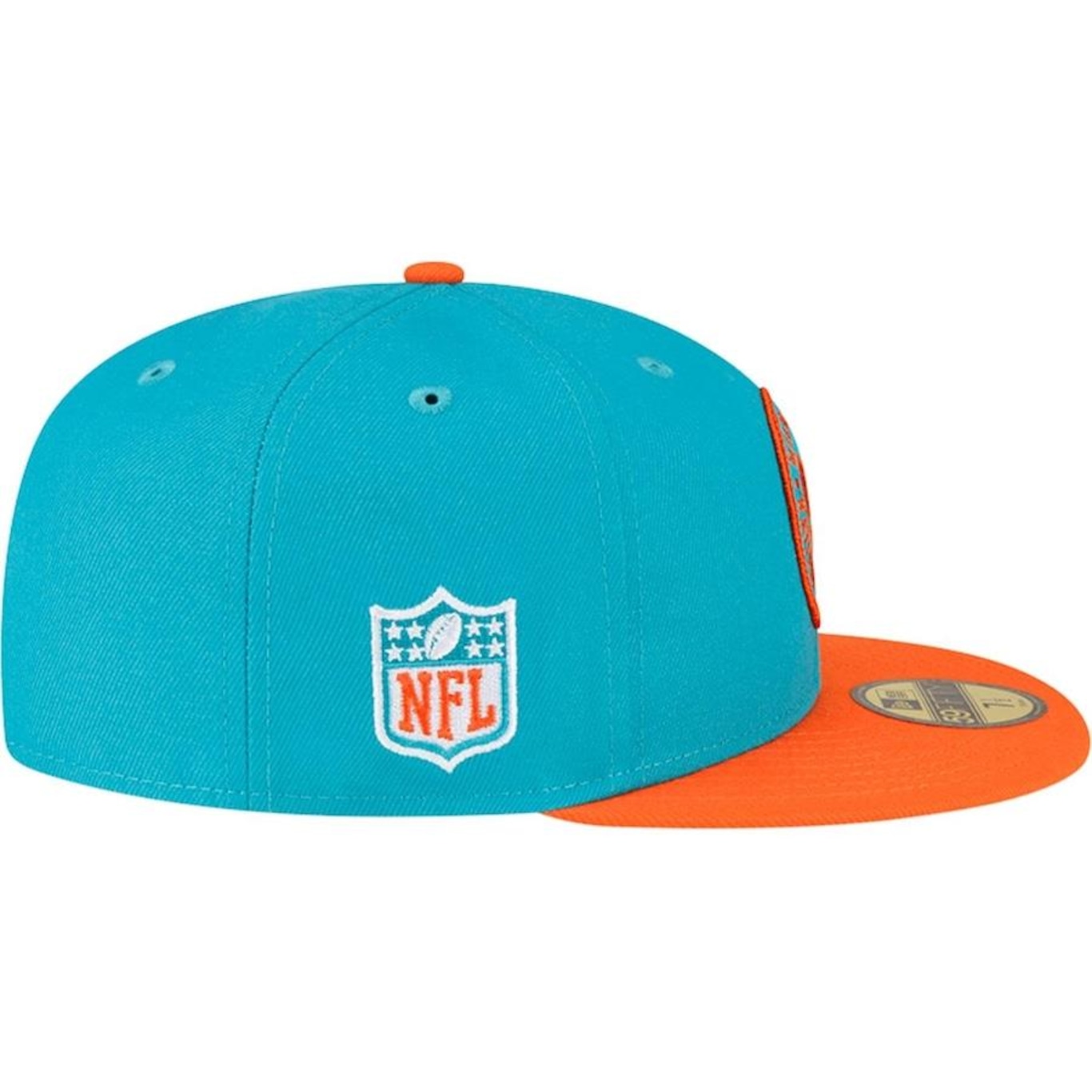 Boné Aba Reta New Era 59Fifty Fitted Miami Dolphins Sideline 2023 Team Patch - Fechado - Masculino - Foto 4