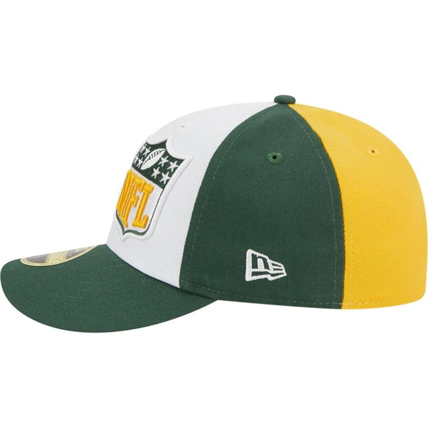 Boné Aba Curva New Era 59Fifty Fitted Low Profile Green Bay Packers Sideline 2023 - Fechado - Masculino - Foto 6