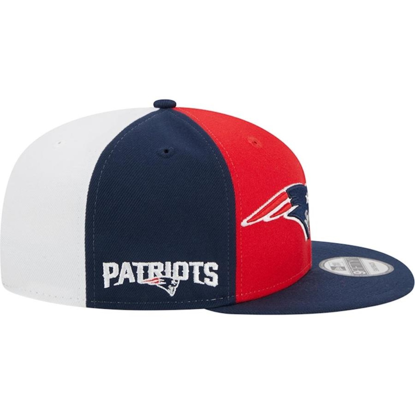 Boné Aba Reta New Era 9Fifty New England Patriots Sideline 2023 - Snapback - Masculino - Foto 4