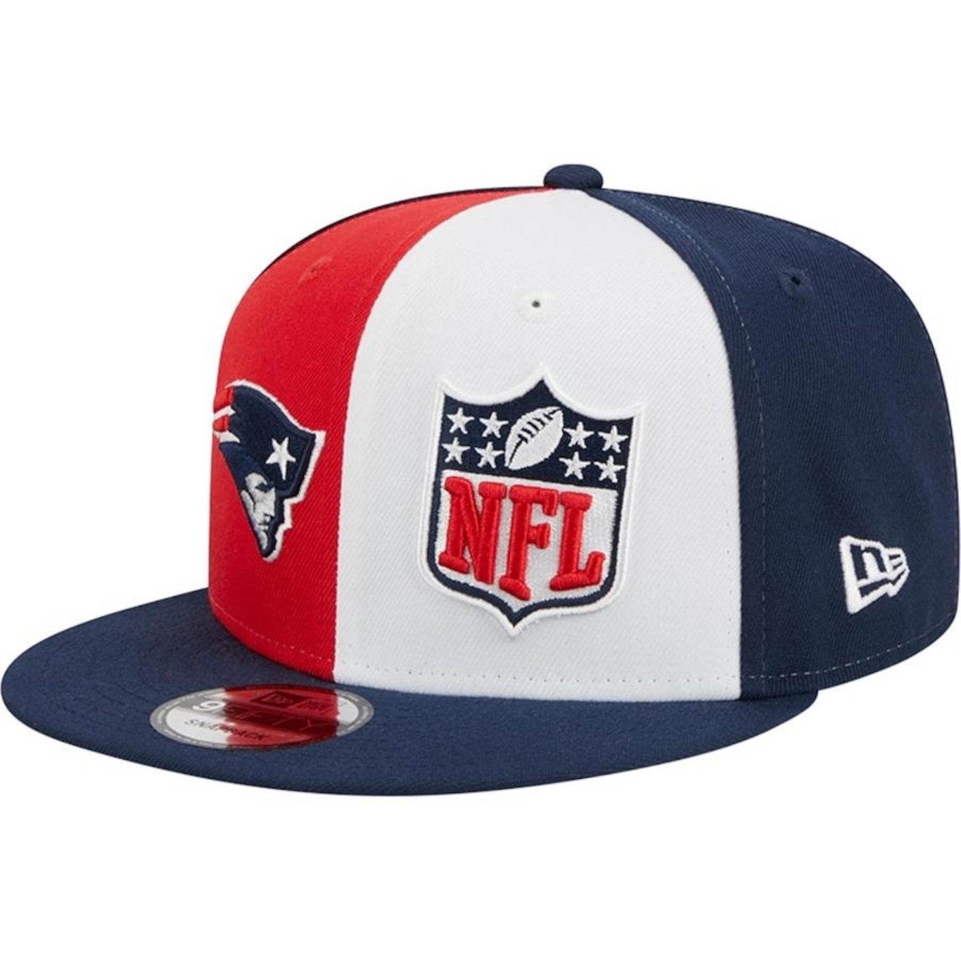 Boné Aba Reta New Era 9Fifty New England Patriots Sideline 2023 - Snapback - Masculino - Foto 6