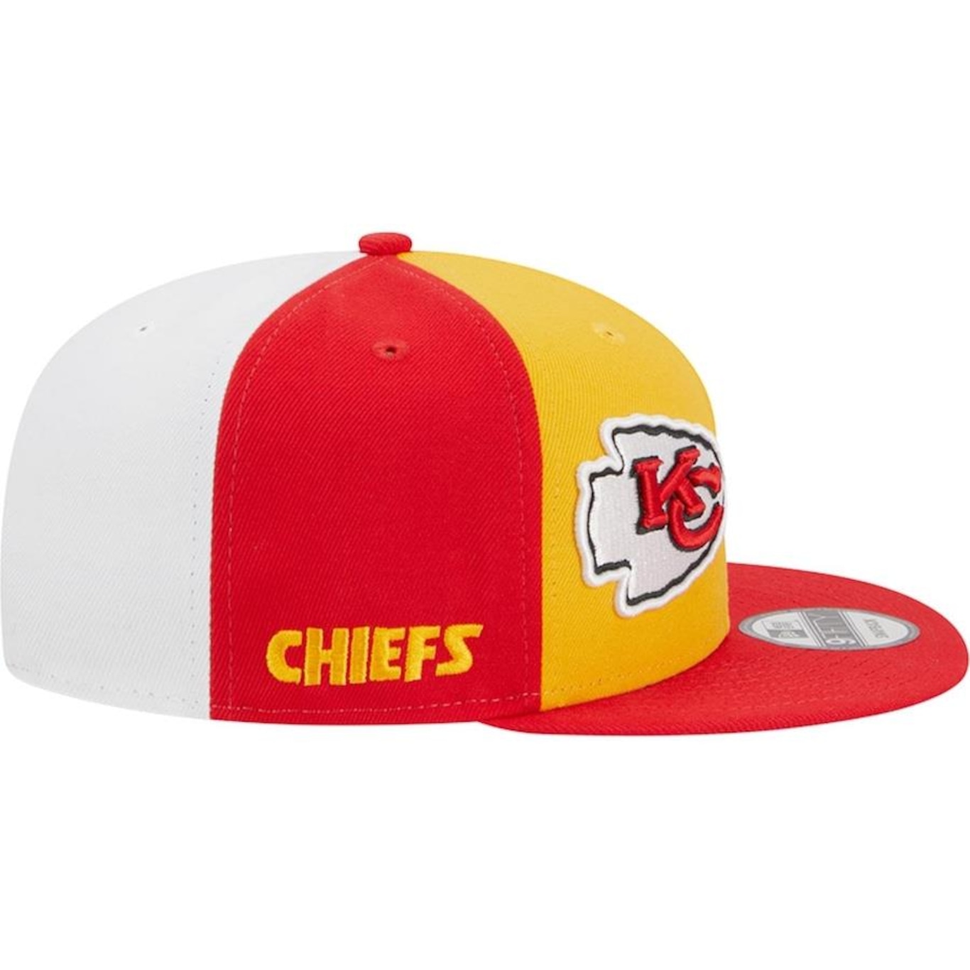 Boné Aba Reta New Era 9Fifty Kansas City Chiefs Sideline 2023 - Snapback - Masculino - Foto 1