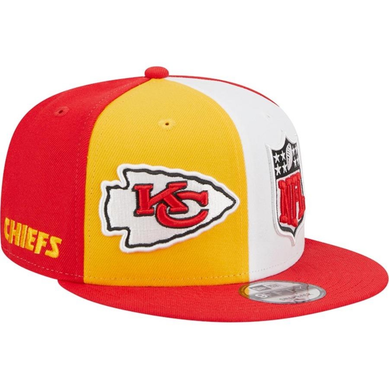 Boné Aba Reta New Era 9Fifty Kansas City Chiefs Sideline 2023 - Snapback - Masculino - Foto 6