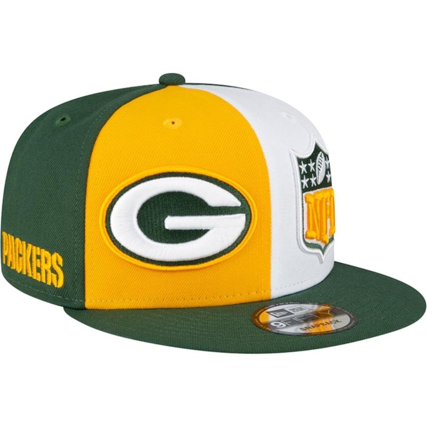 Boné Aba Reta New Era 9Fifty Green Bay Packers Sideline 2023 - Fechado - Masculino - Foto 5