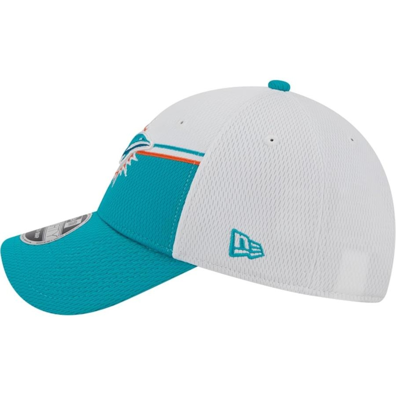 Boné Aba Curva New Era 9Forty Stretch Snap Miami Dolphins Sideline 2023 - Snapback - Masculino - Foto 4