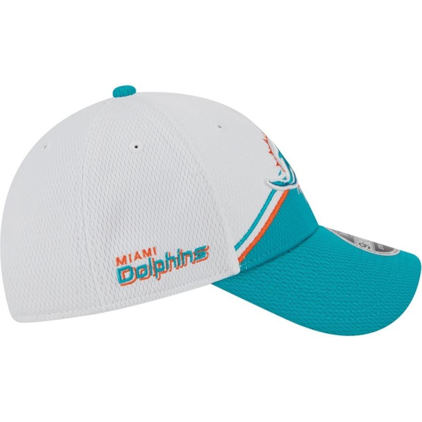 Boné Aba Curva New Era 9Forty Stretch Snap Miami Dolphins Sideline 2023 - Snapback - Masculino - Foto 6