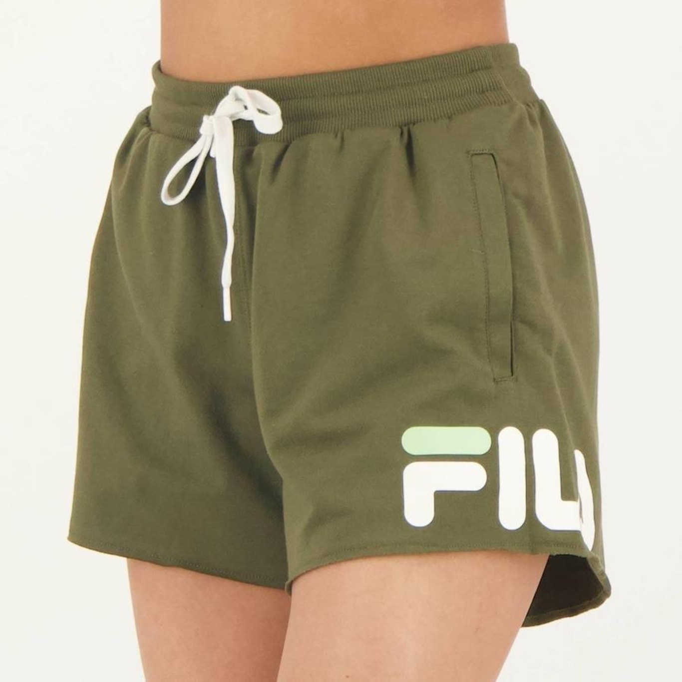 Shorts Fila Letter - Feminino - Foto 1