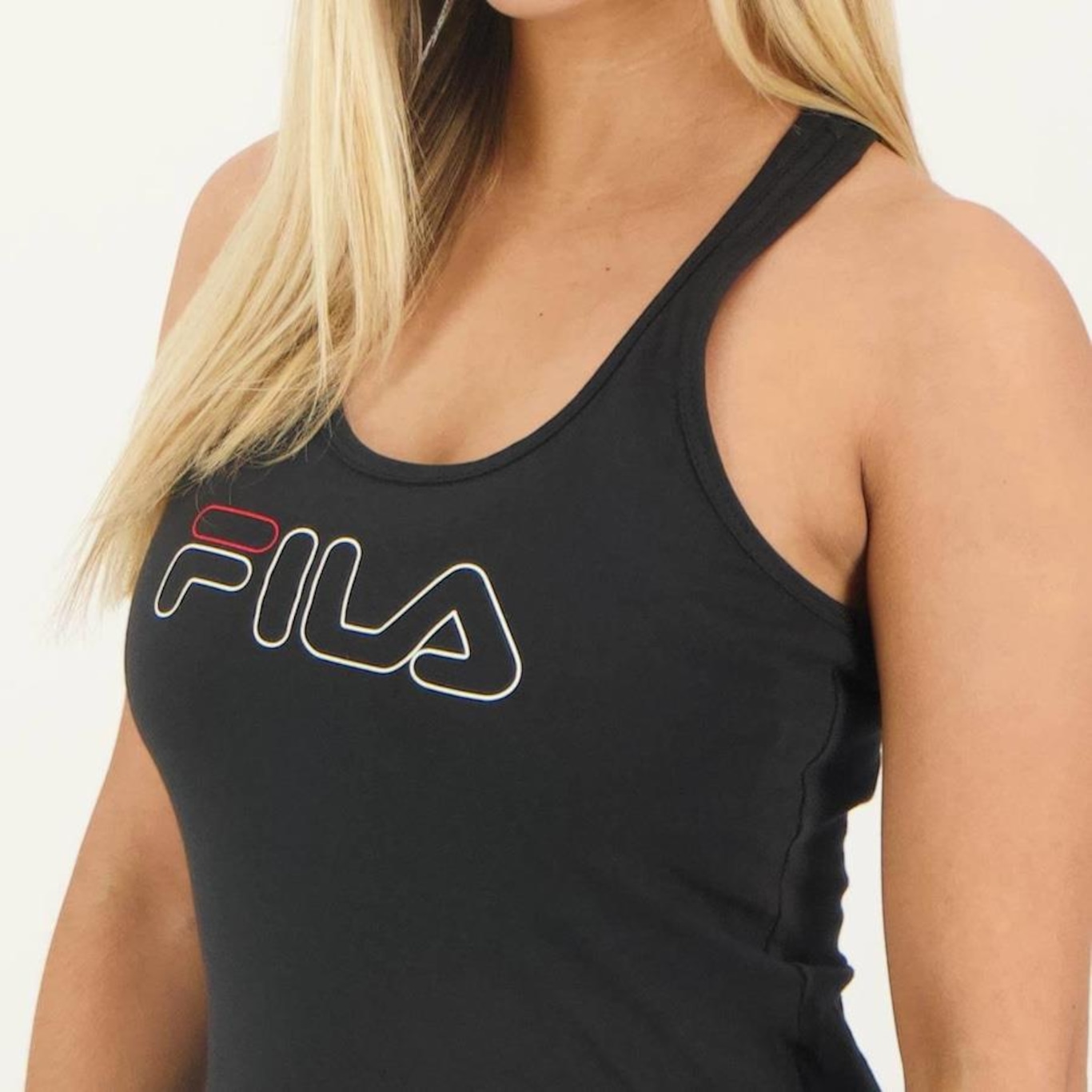 Camiseta Regata Fila Comfort Basic - Feminina - Foto 4