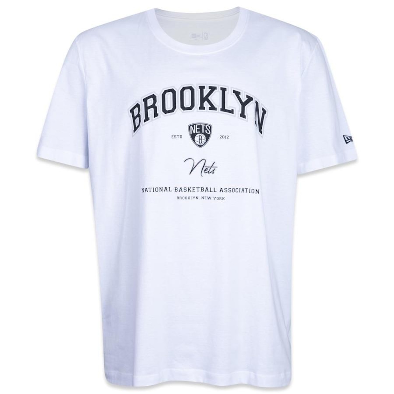 Camiseta New Era Plus Size Nba Brooklyn Nets - Masculina - Foto 1