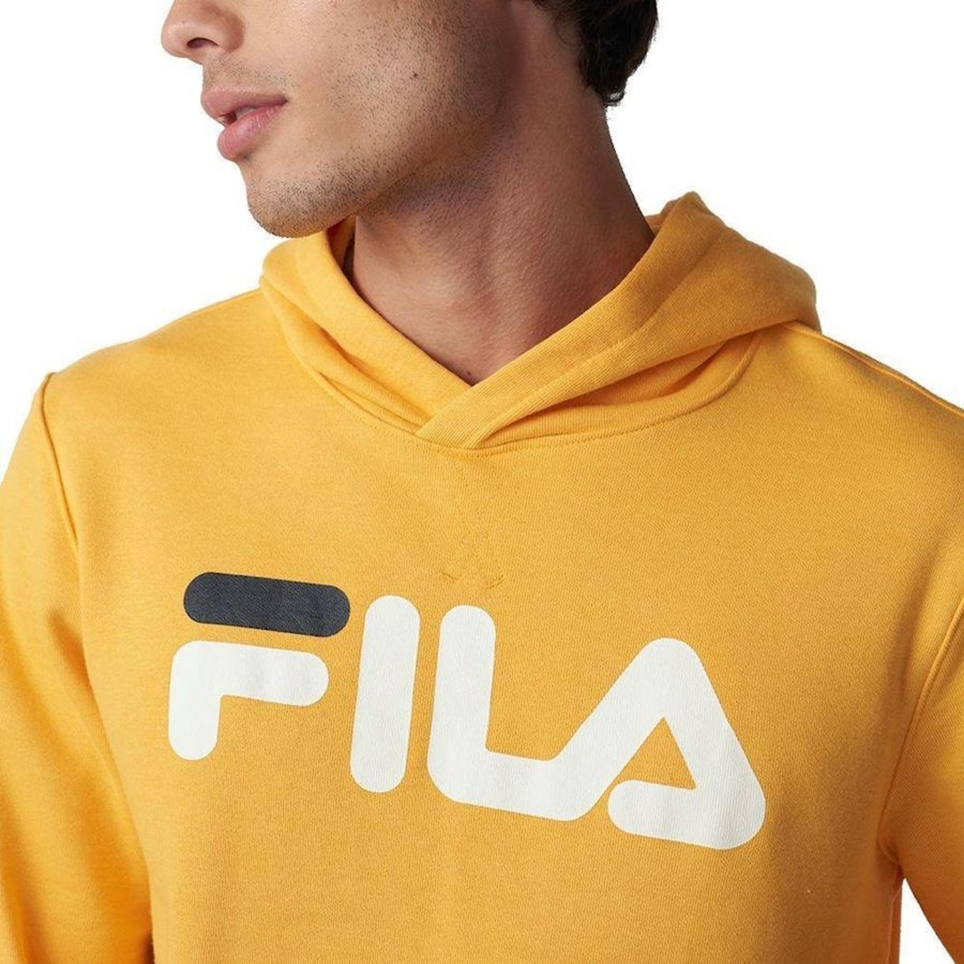 Blusão de Moletom Fila Letter - Masculino - Foto 2