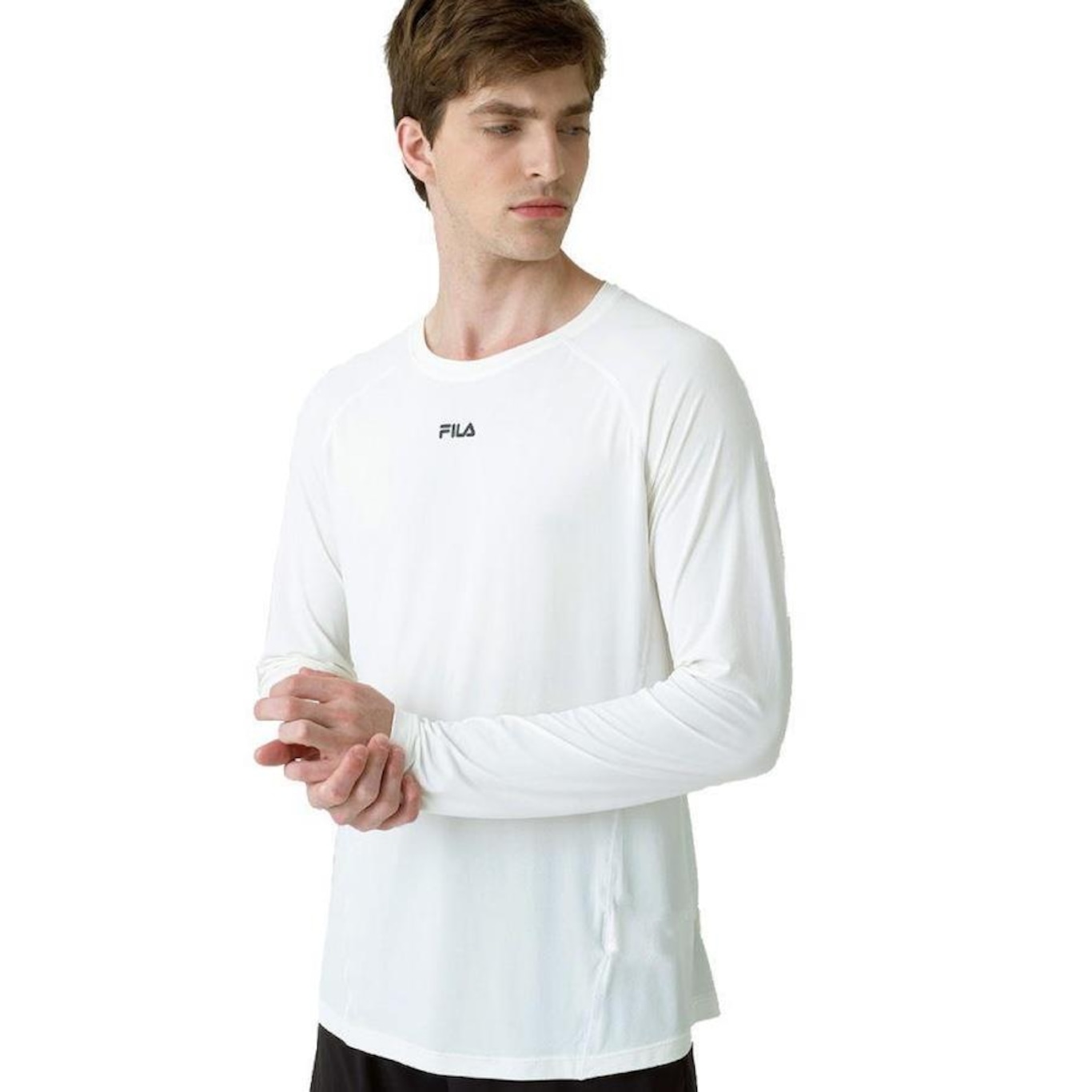 Camiseta Fila Manga Longa Bio 2 - Masculina - Foto 1