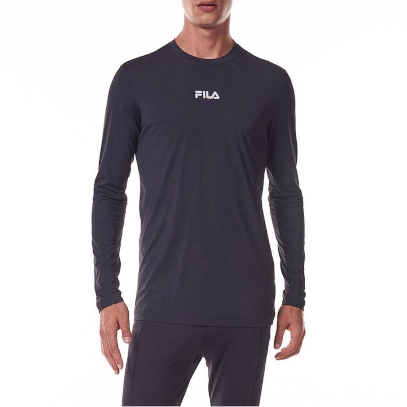 Camiseta Fila Manga Longa Sun Protect Breezy - Masculina - Foto 1