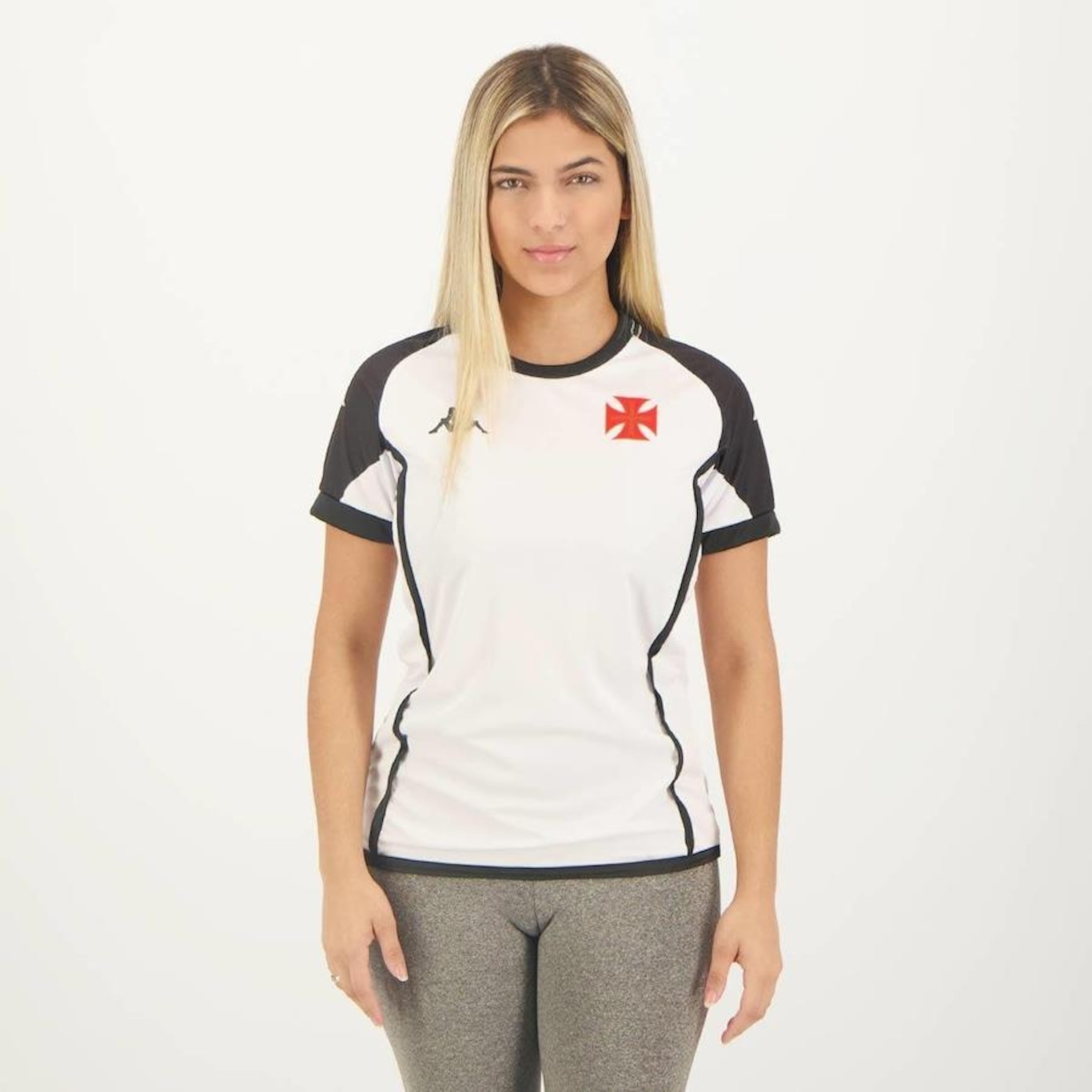 Camisa do Vasco Supporter Basic Kappa - Feminina - Foto 1