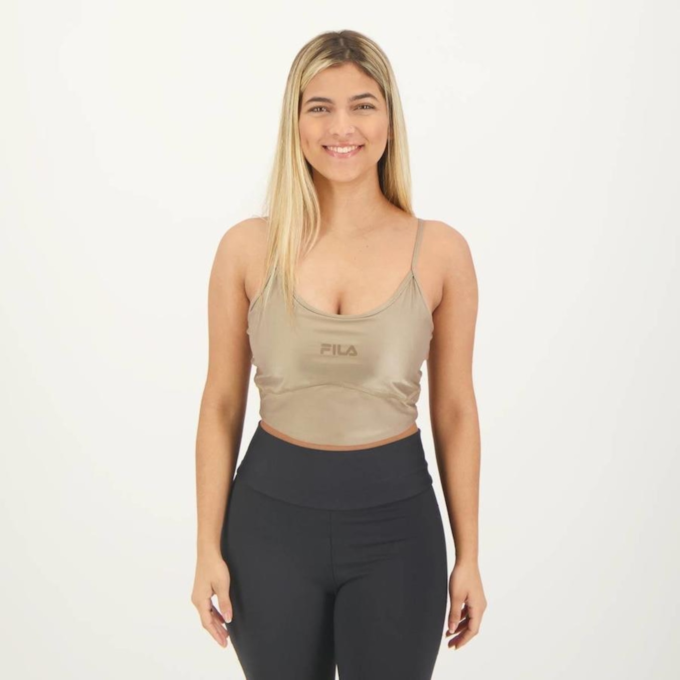 Top Fitness sem Bojo Fila Long Life Studio II - Feminino - Foto 3