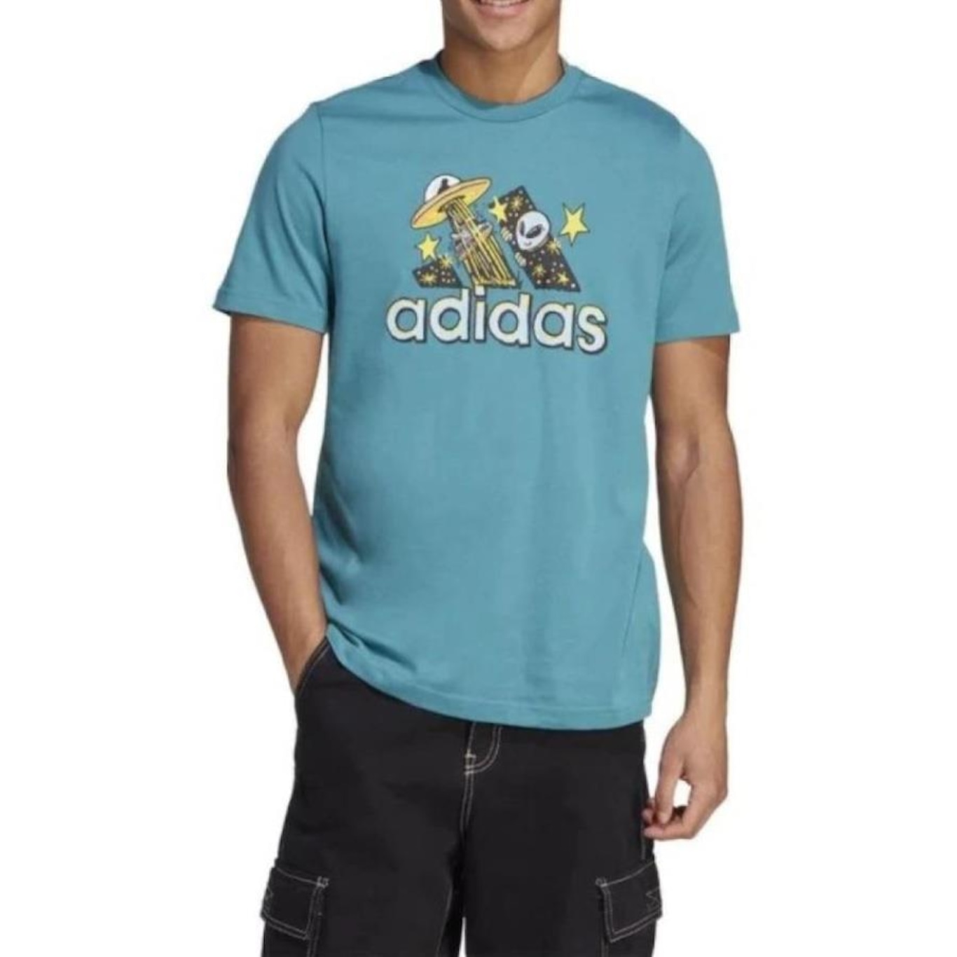 Camiseta adidas Dream Doodle Fill - Masculina - Foto 3