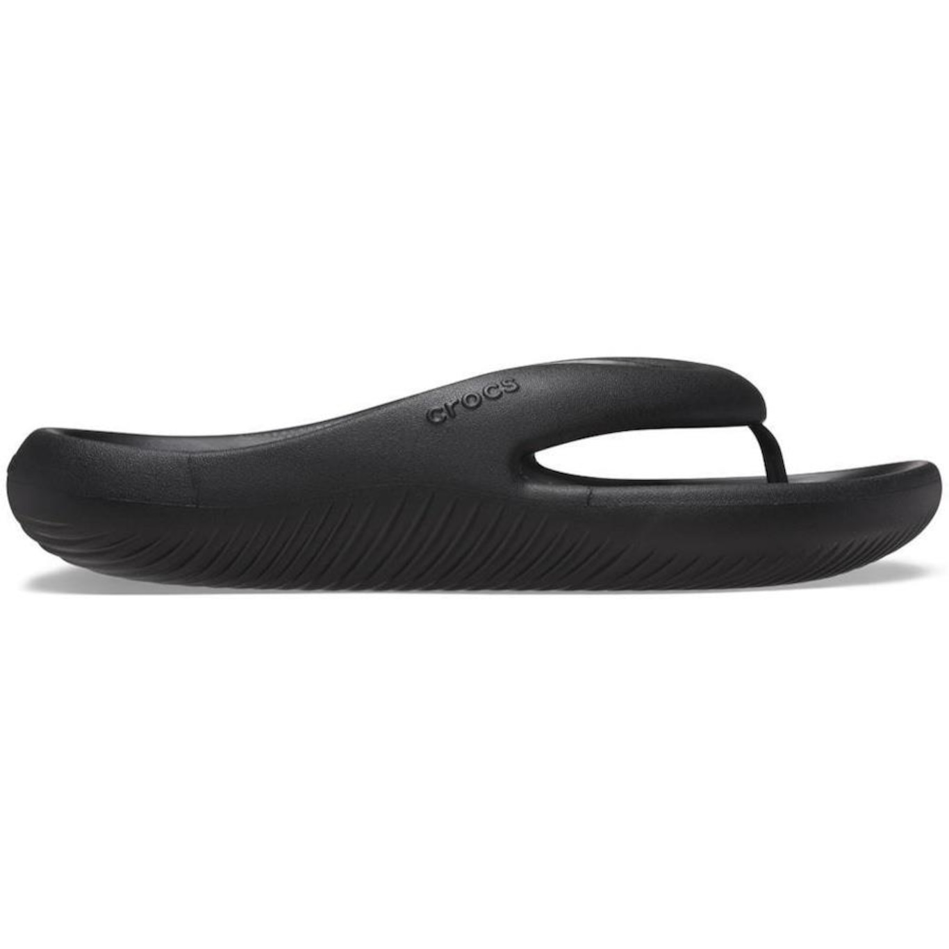 Chinelo Crocs Mellow Flip Black - Unissex - Foto 5