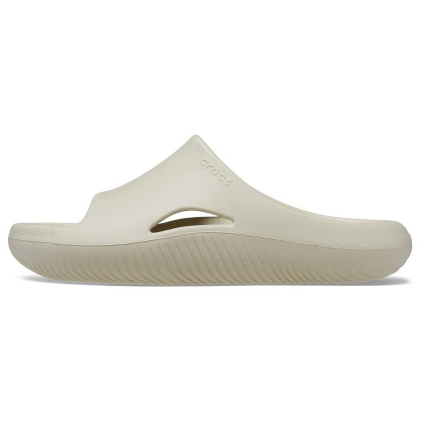 Chinelo Crocs Mellow Slide Bone - Unissex - Foto 6