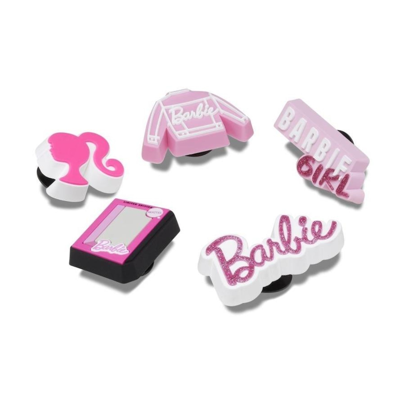 Jibbitz Crocs Barbie Pack com 5 Unidades Unico - Unissex - Foto 3