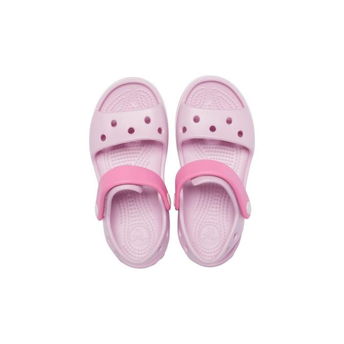 Sandália Crocs Crocband Sandal Kids Ballerina - Infantil - Foto 1