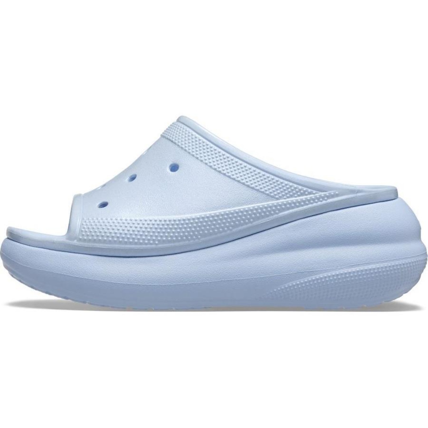 Sandália Crocs Crush Meta Pearl Slide Blue Calcite - Feminino - Foto 3