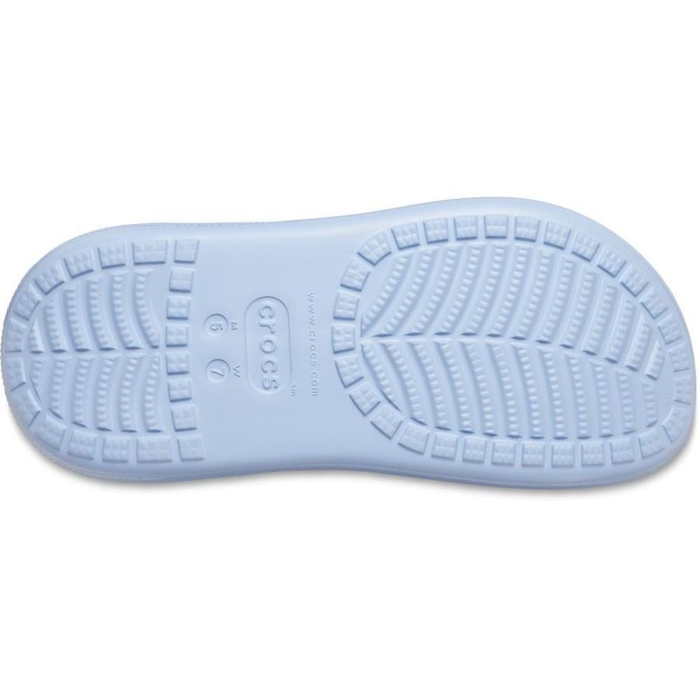 Sandália Crocs Crush Meta Pearl Slide Blue Calcite - Feminino - Foto 4