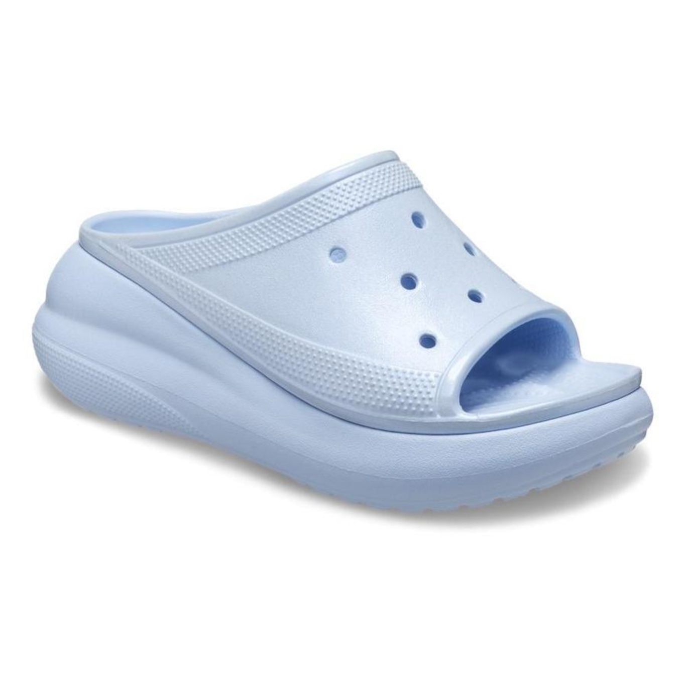 Sandália Crocs Crush Meta Pearl Slide Blue Calcite - Feminino - Foto 5