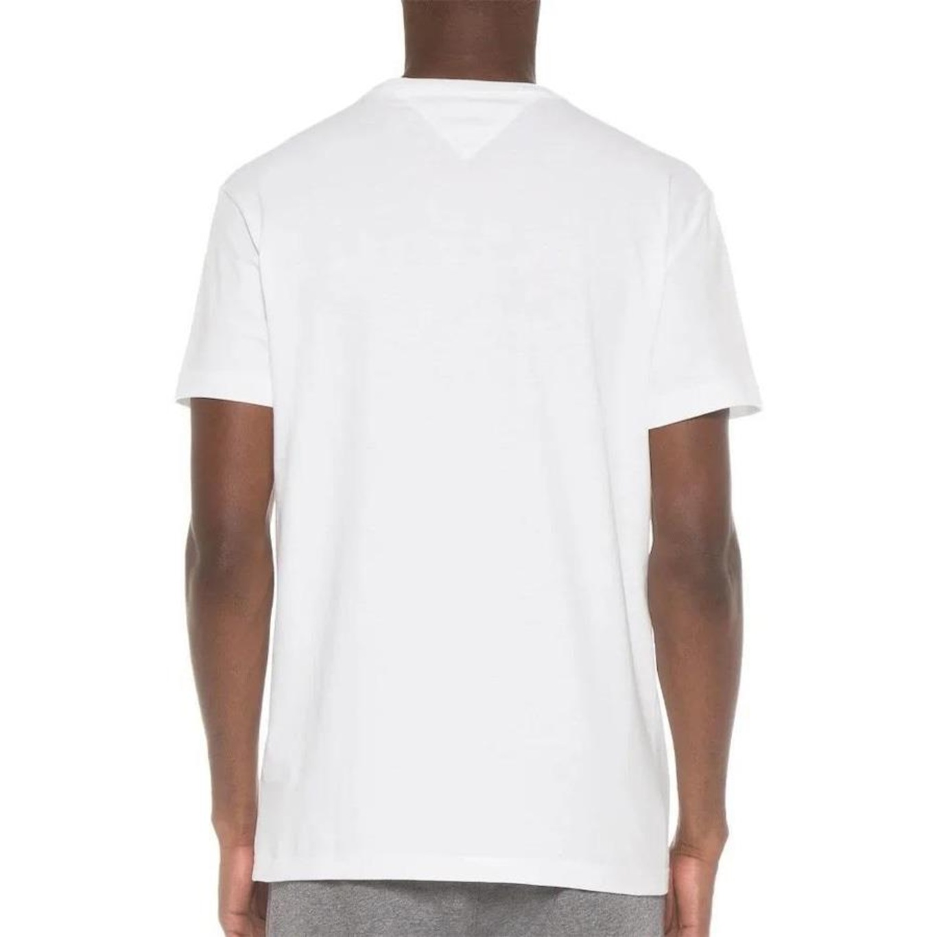 Tommy Hilfiger T-shirt com o logotipo do núcleo branco - Esdemarca