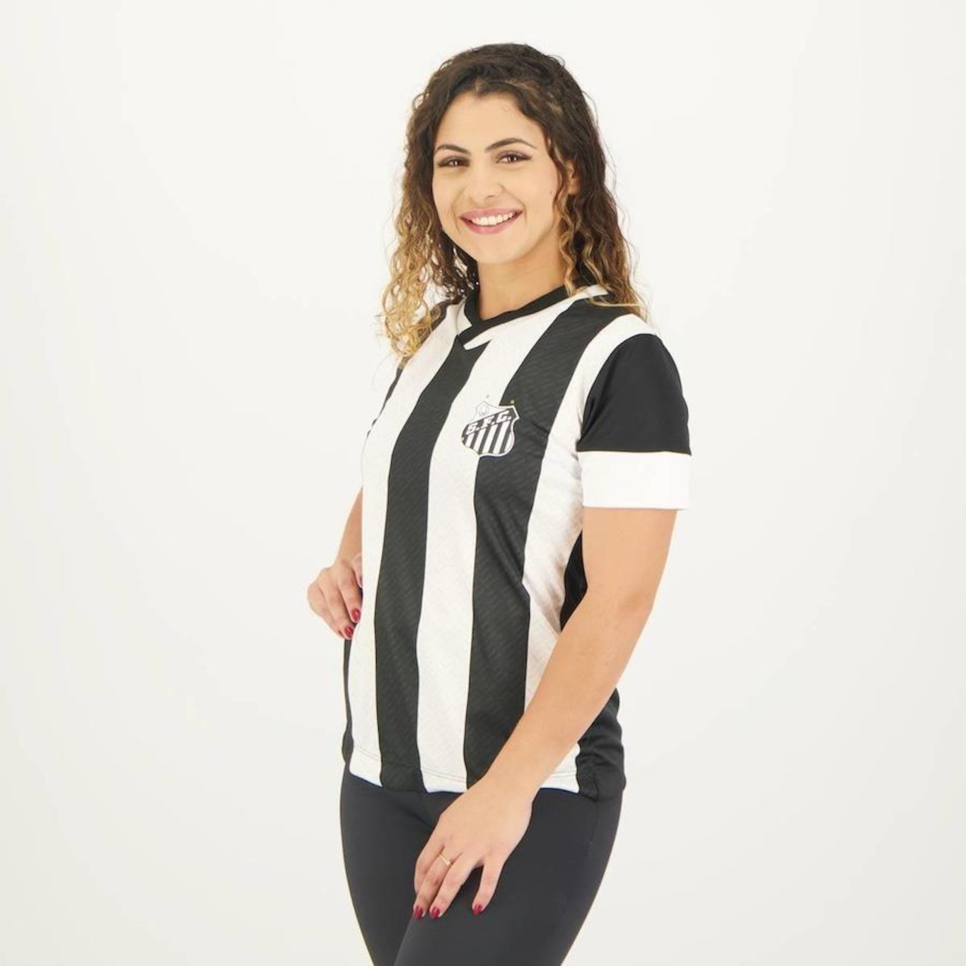 Camiseta do Santos Braziline Season - Feminina - Foto 2