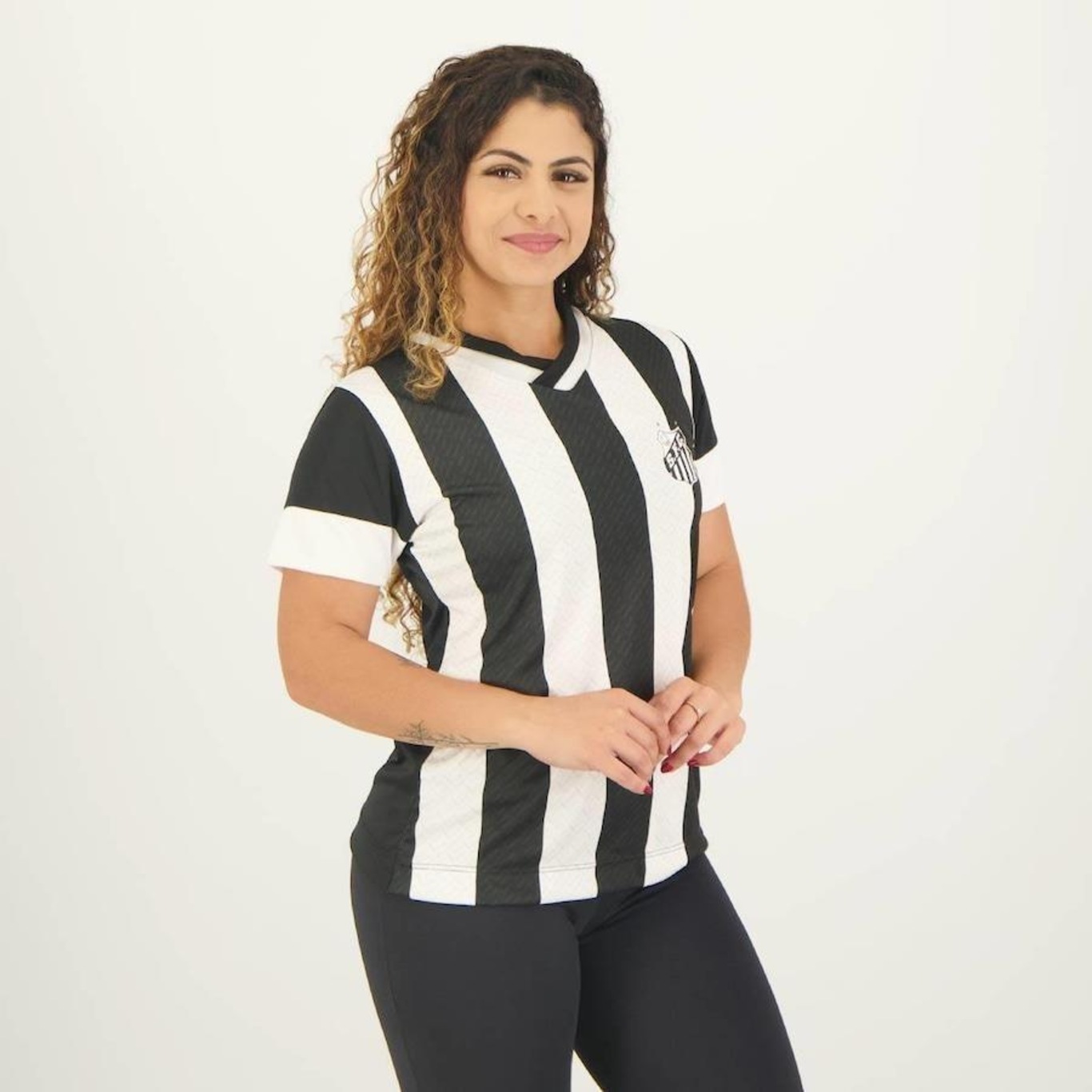 Camiseta do Santos Braziline Season - Feminina - Foto 4