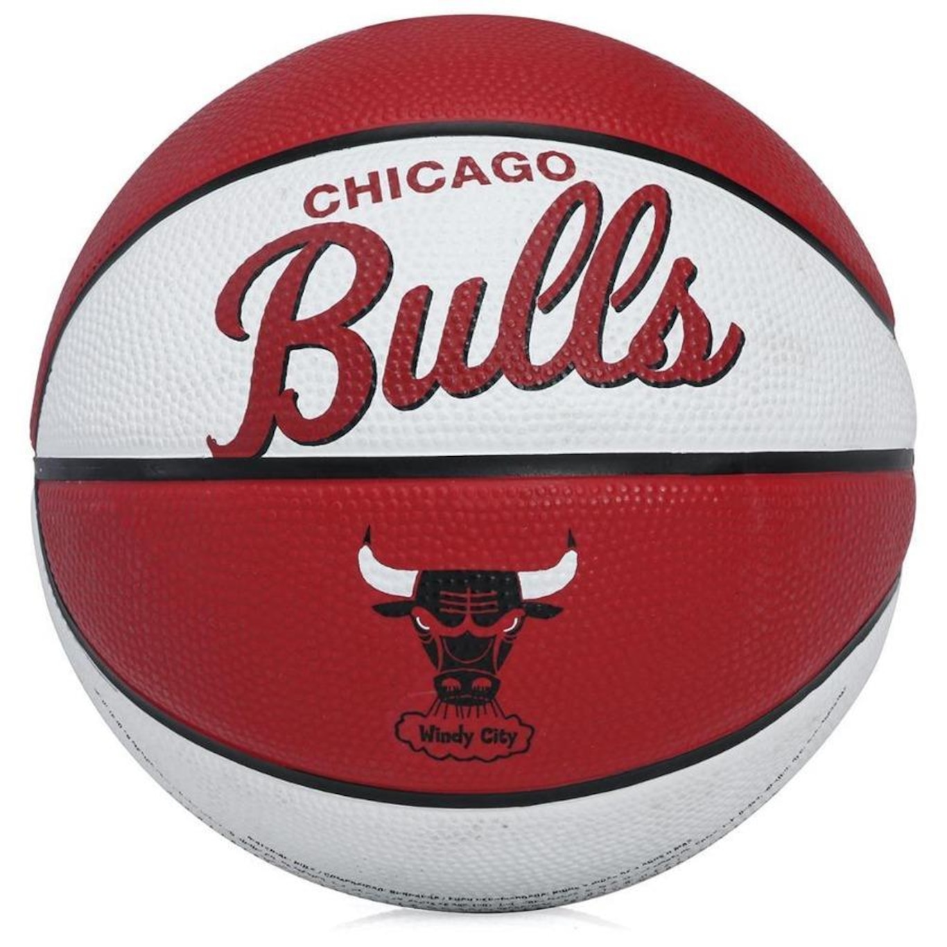 Bola de Basquete Wilson Mini Nba Team Retro Chicago Bulls 3 - Foto 1