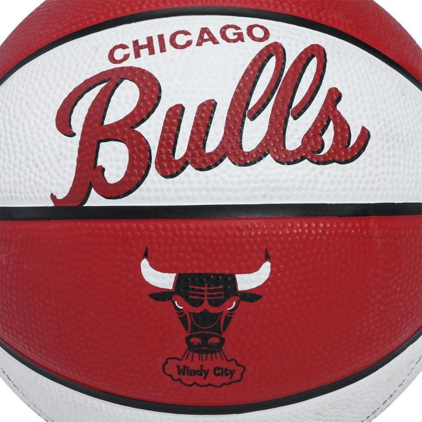 Bola de Basquete Wilson Mini Nba Team Retro Chicago Bulls 3 - Foto 2