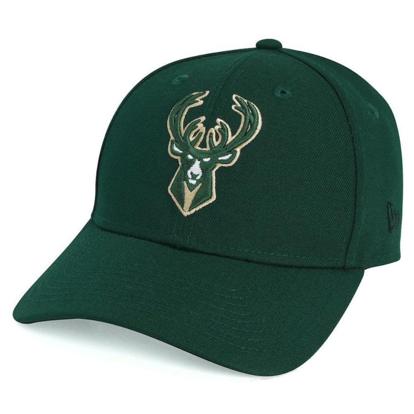 Boné Aba Curva New Era 9Forty Nba Milwaukee Bucks - Strapback - Adulto - Foto 1