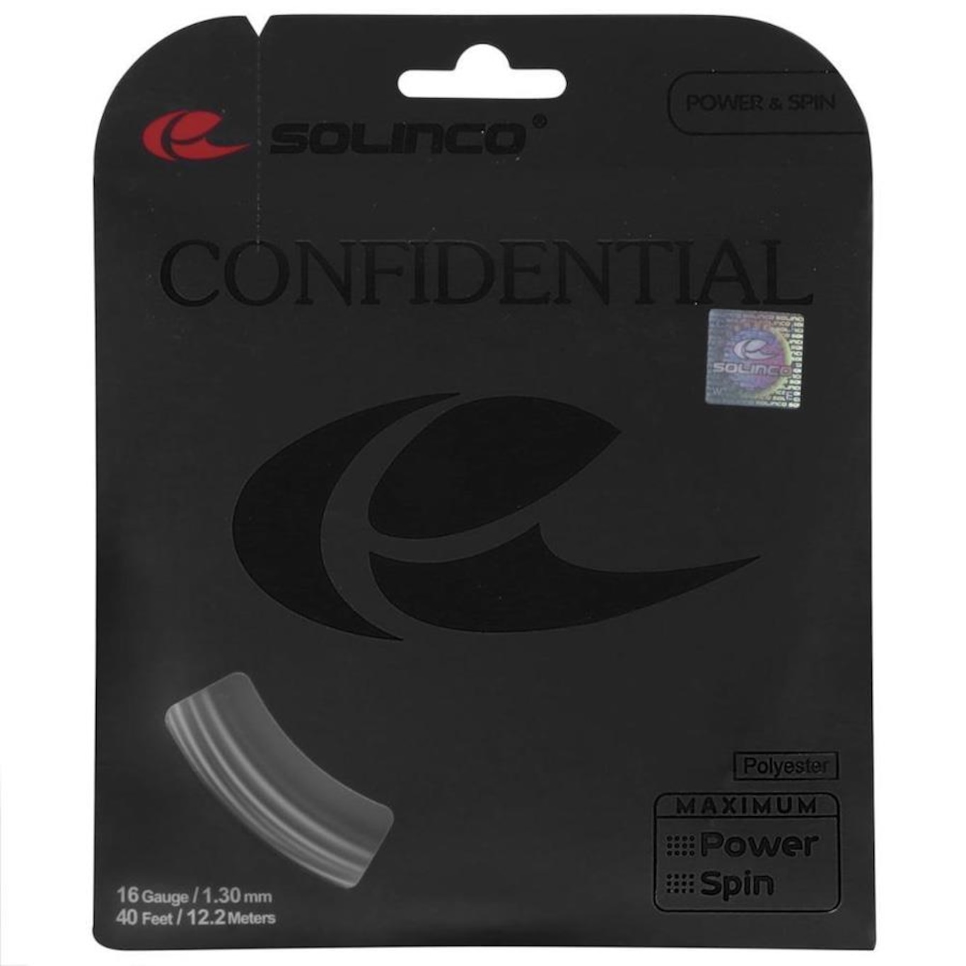 Corda Solinco Confidential 16L 1.30Mm Chumbo - Set Individual - Foto 1