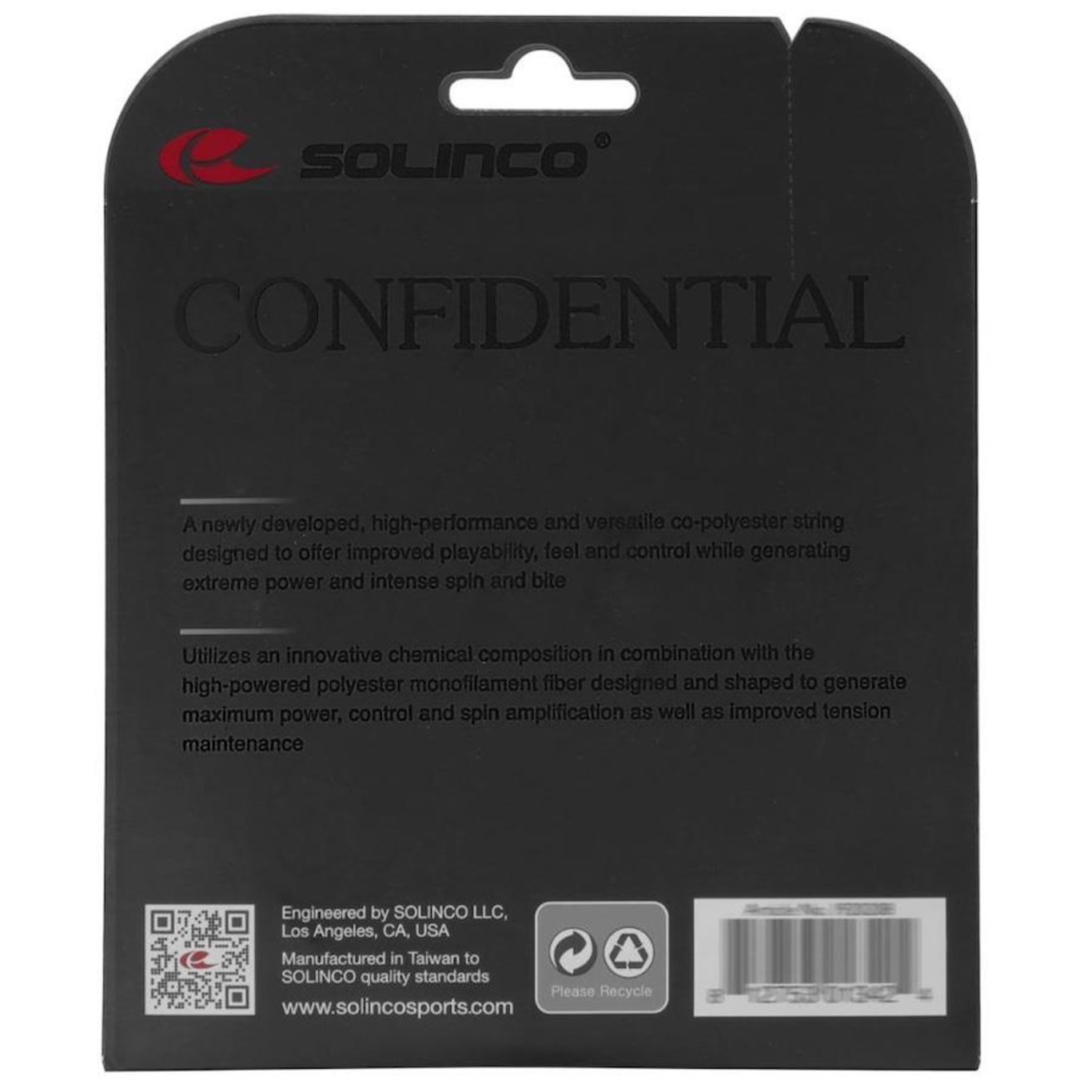 Corda Solinco Confidential 16L 1.30Mm Chumbo - Set Individual - Foto 3