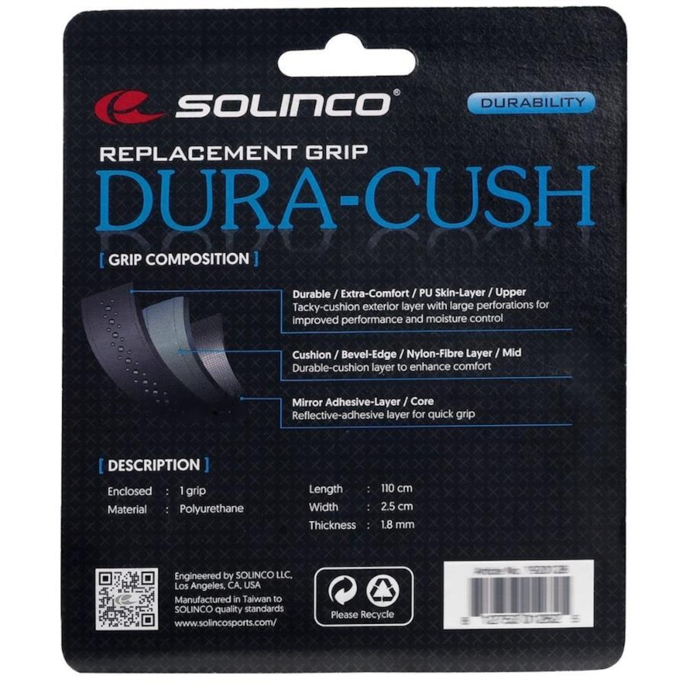 Cushion Grip Solinco Dura Cush - Foto 4