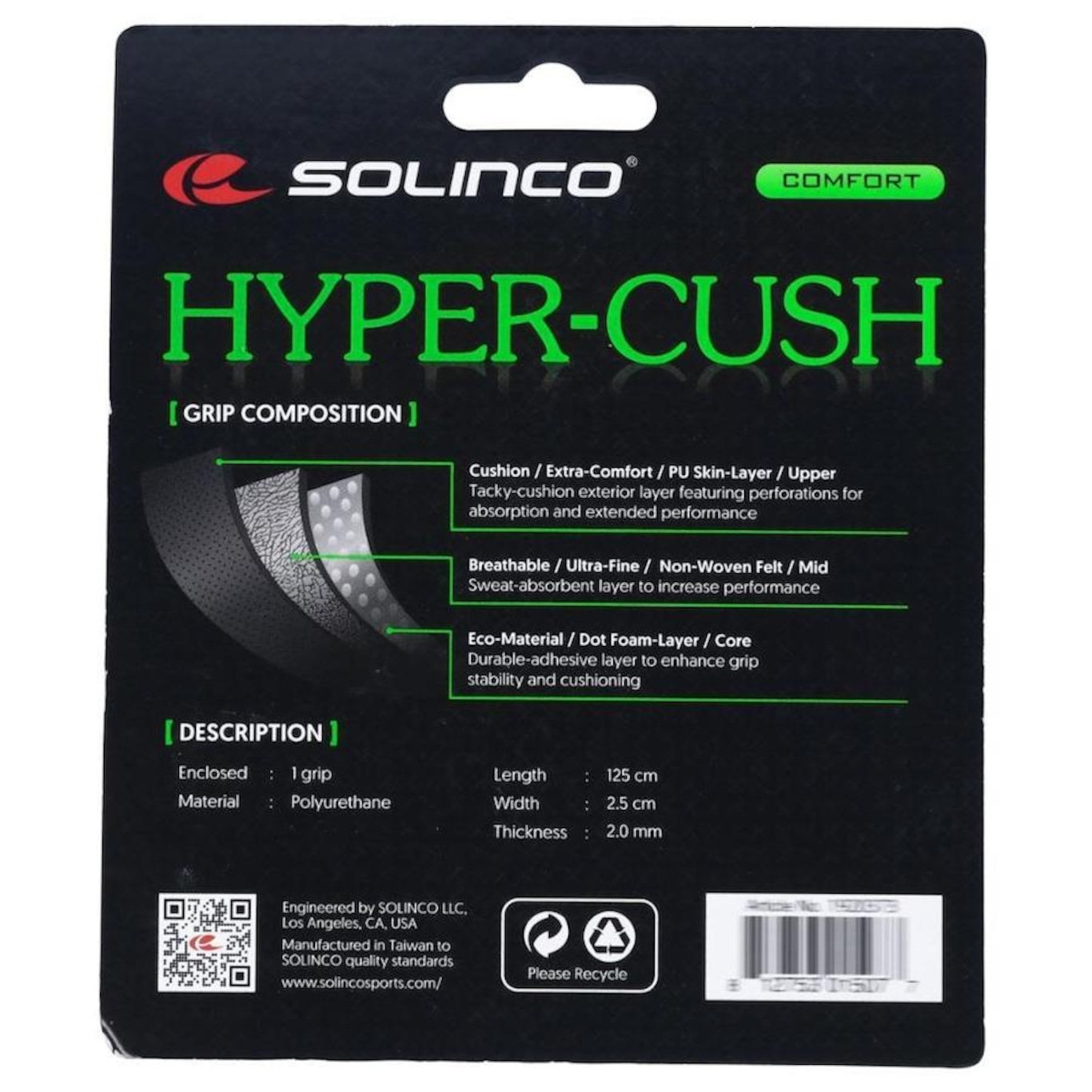 Cushion Grip Solinco Hyper Cush - Foto 4