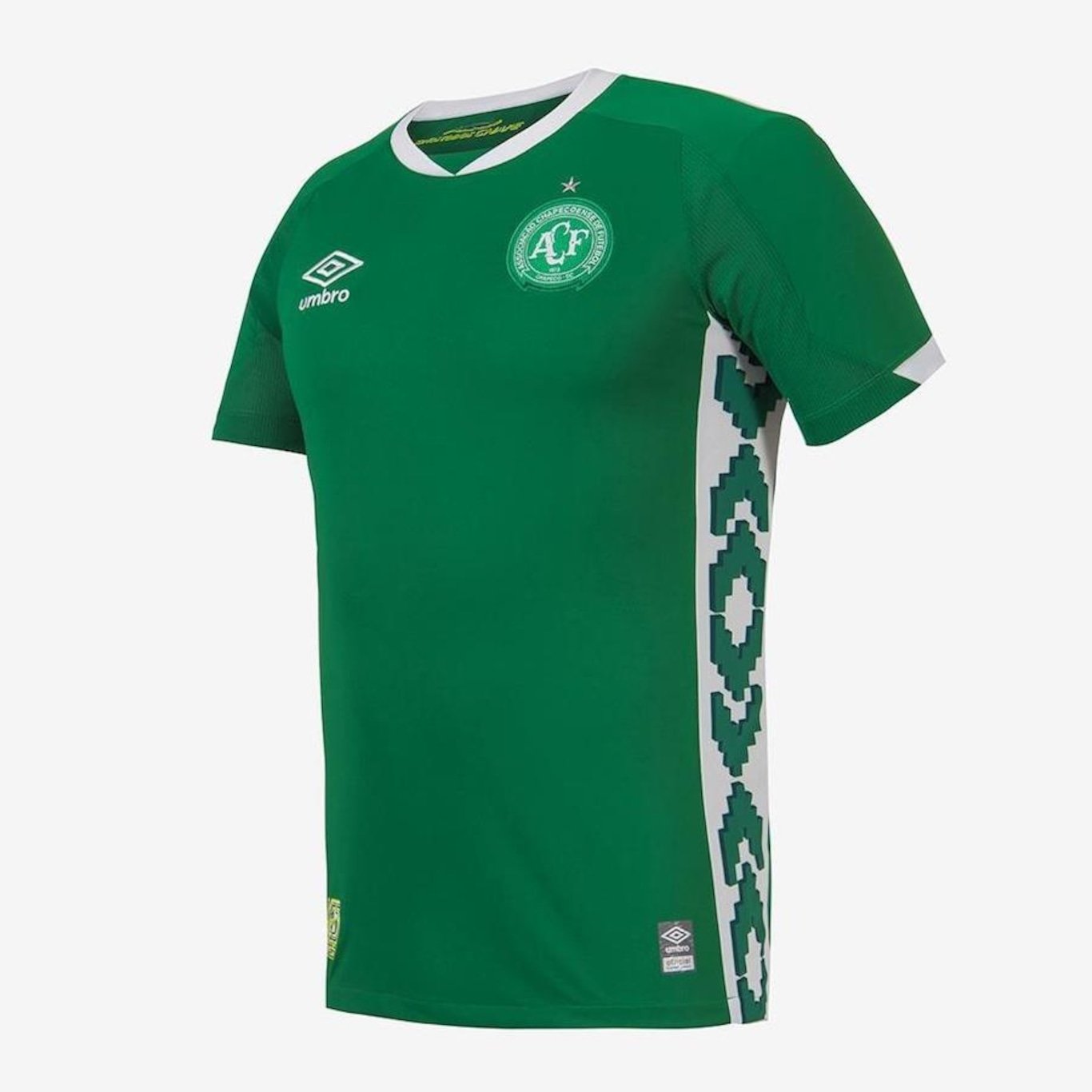 Camisa da Chapecoense Of.1 2022 Classic S/N Umbro - Masculina - Foto 1