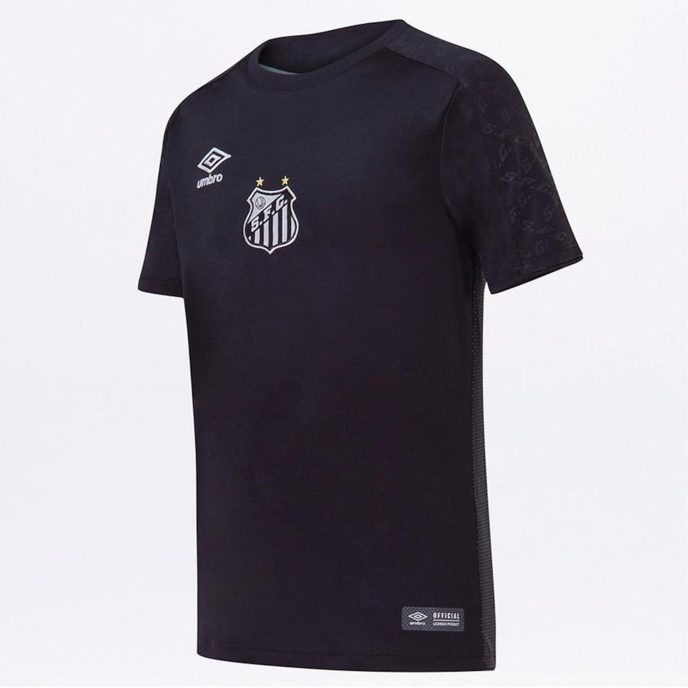 Camisa de Goleiro do Santos Of. 2019 Umbro - Infantil - Foto 1