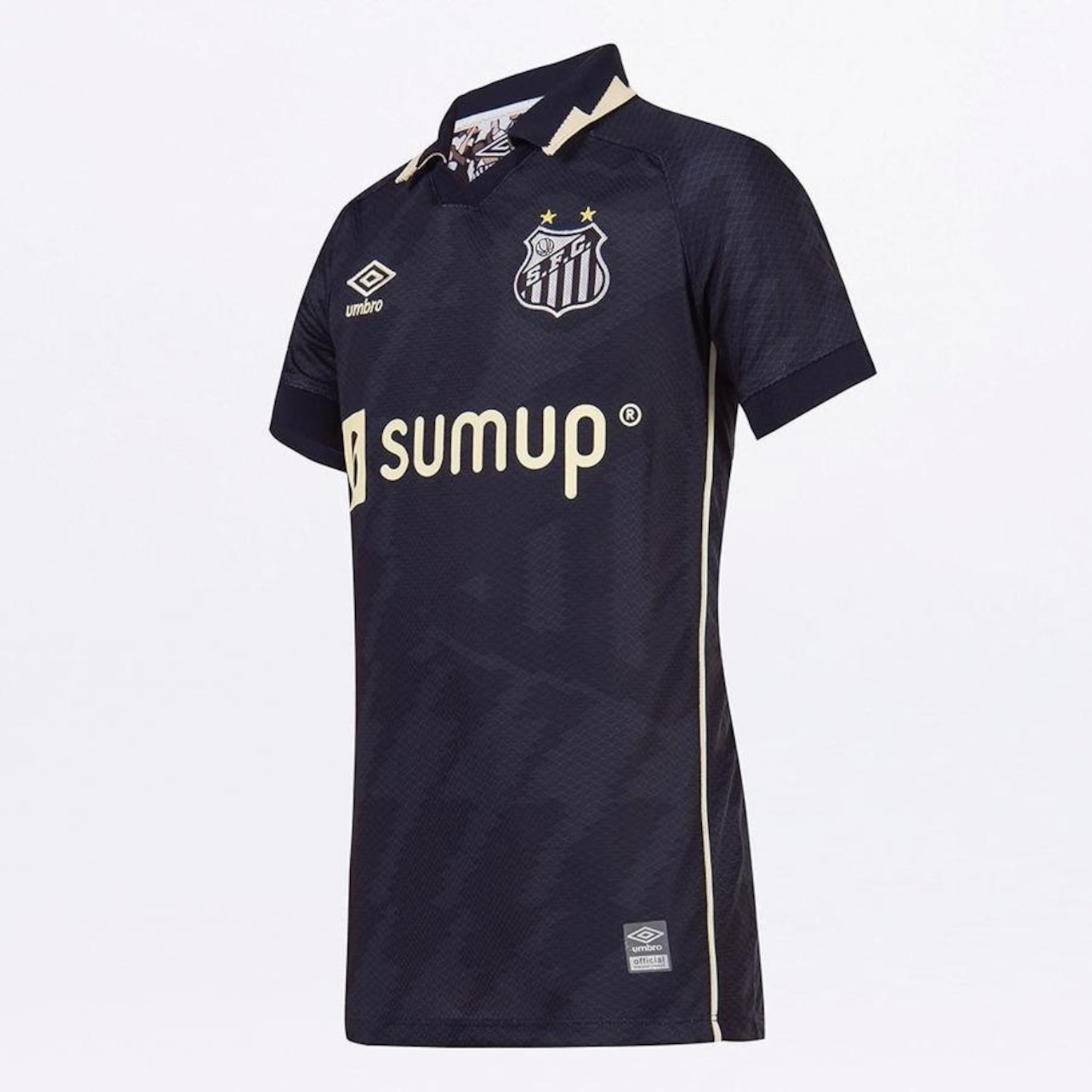 Camisa do Santos Of.3 2021 Umbro - Infantil - Foto 2