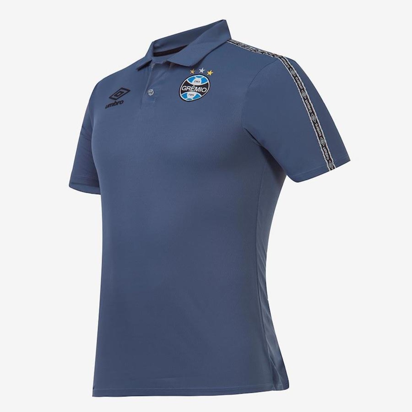 Camisa Polo do Grêmio Viagem 2021 Umbro - Masculina - Foto 2