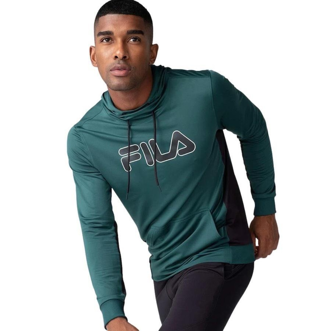 Blusão de Moletom com Capuz Fila Sports Color II - Masculino - Foto 5