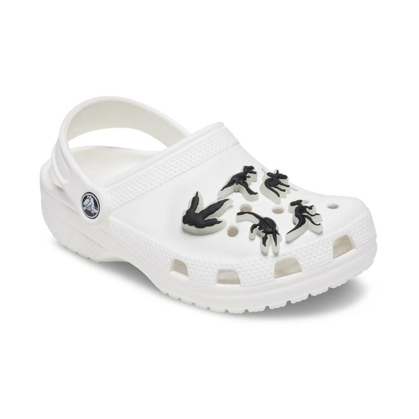 Jibbitz Crocs Dinossauros - Brilha No Escuro Pack com 5 Unidades Unico - Unissex - Foto 3