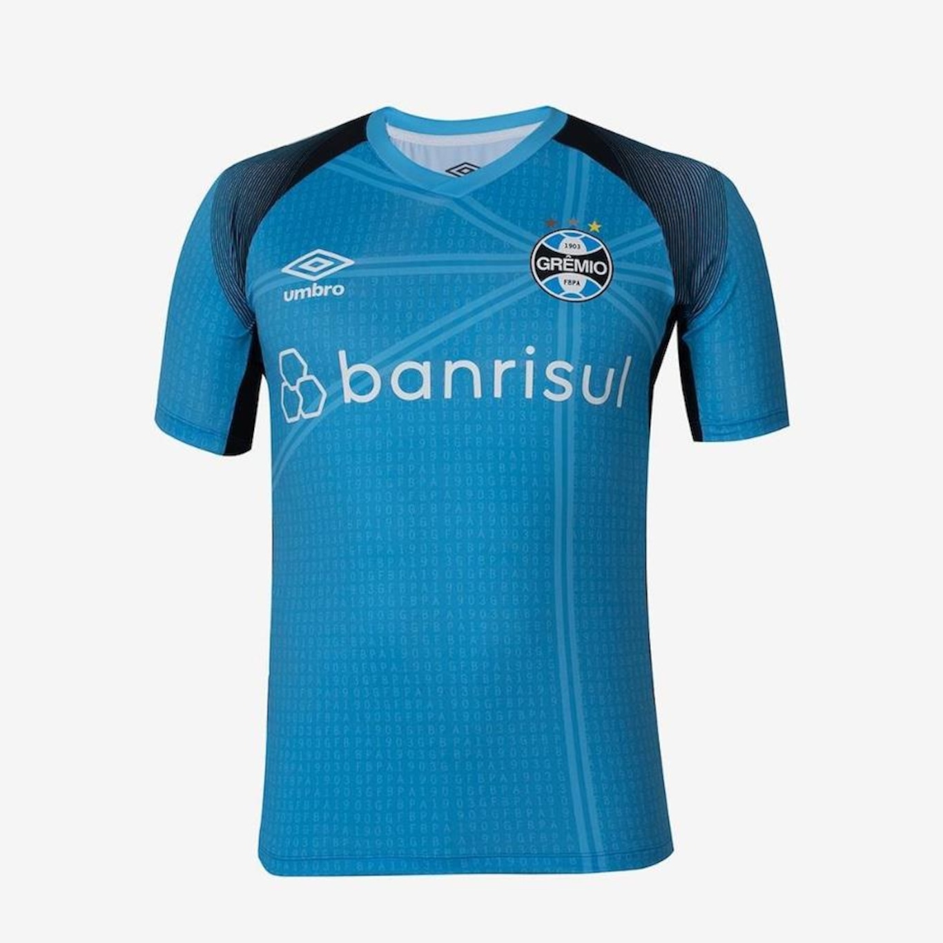 Camisa do Grêmio Aquecimento 2023 Umbro - Masculina - Foto 1